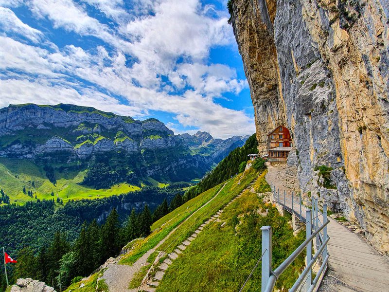 Berggasthaus Aescher cliff restaurant