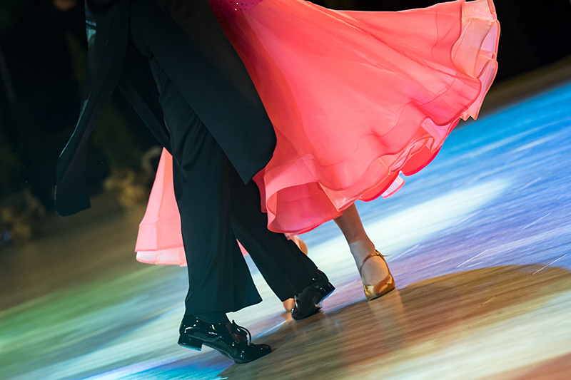 A couple on the dancefloor