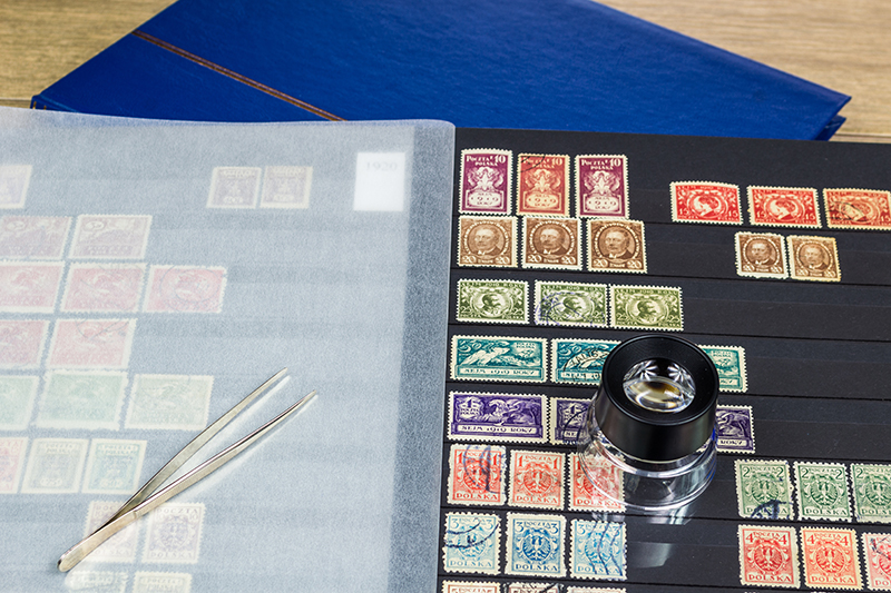 A stamp collection