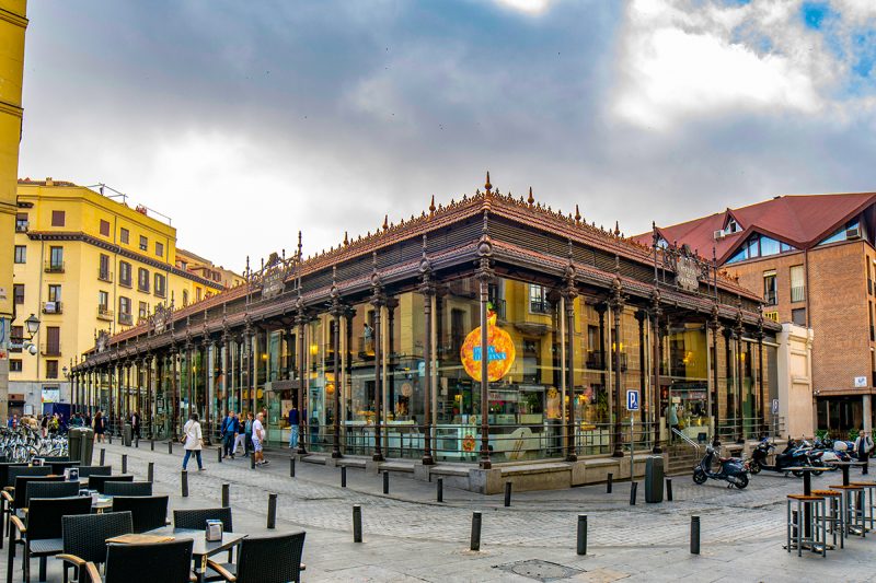 San Miguel Market (Mercado San Miguel) in Madrid Spain