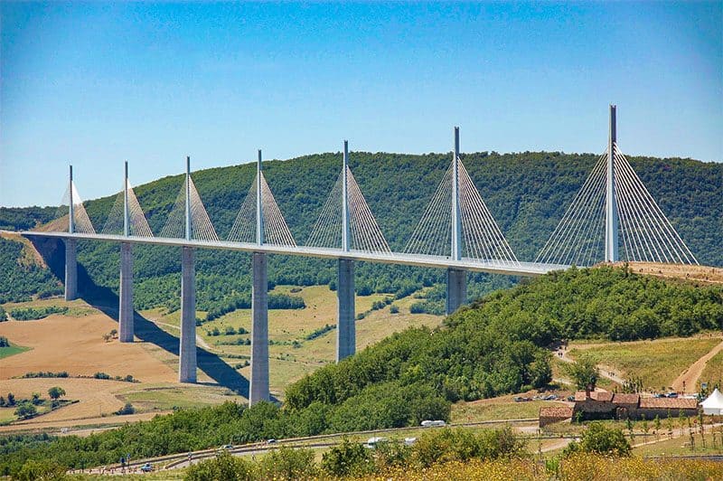 Millau Viaduct - one of the most striking French landmarks