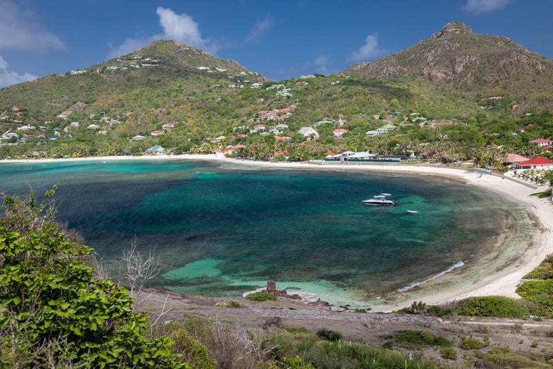 St. Barts has many tranquil beaches