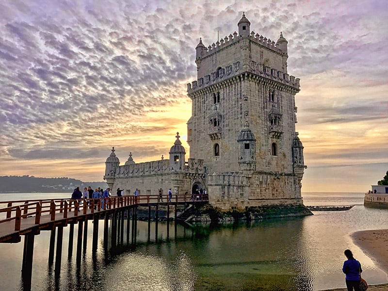 The Belem Tower in Lisbon, Portugal