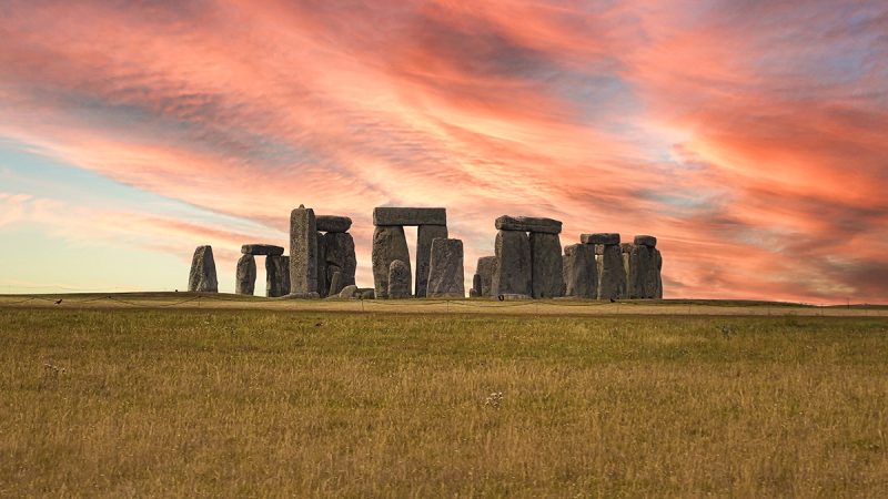 Stonehenge in Wiltshire, England
