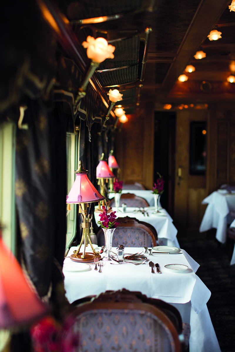 The Eastern and Oriental dining car