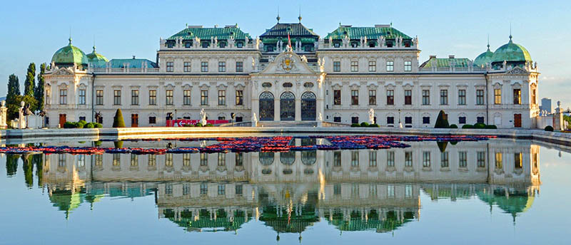 The Belvedere in Vienna, Austria