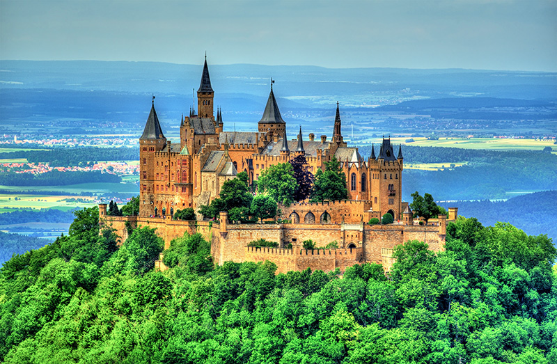 Hohenzollern Castle in Germany
