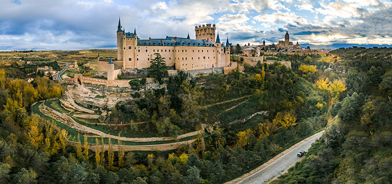 The Alcazar of Segovia in Spain