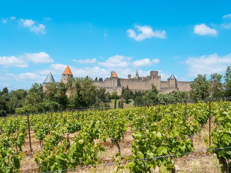 Carcassonne Castle in France