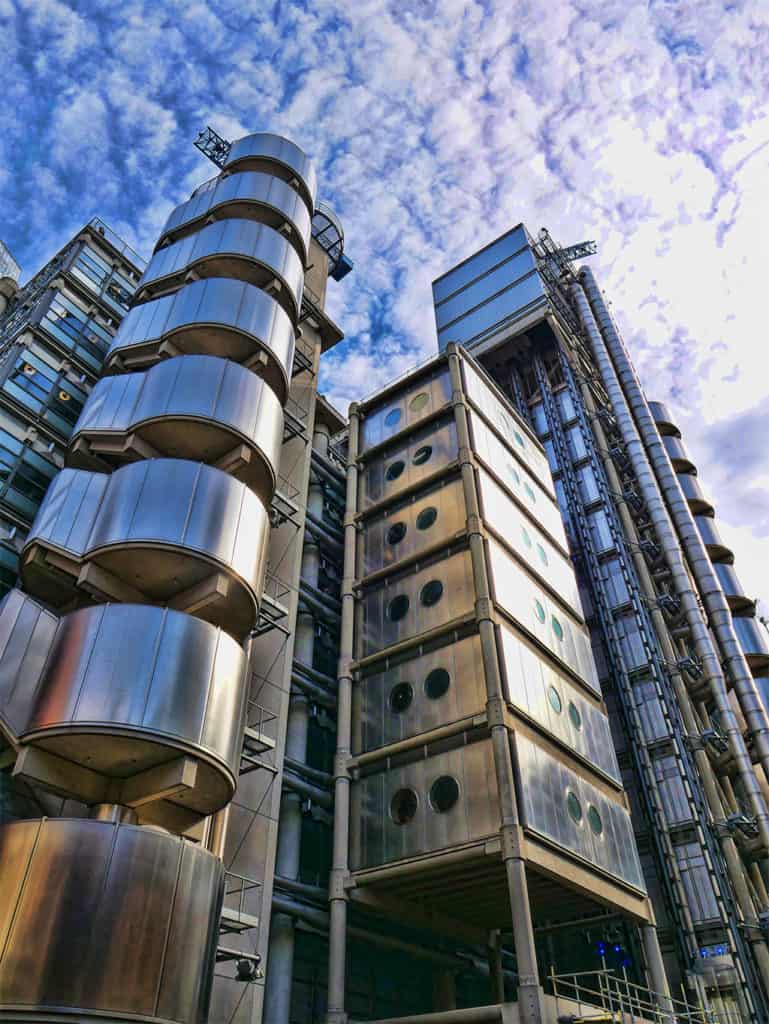 Lloyds of London building by Richard Rogers