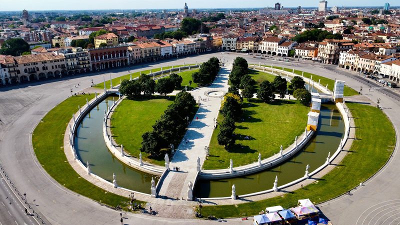The beautiful town of Padua, Italy