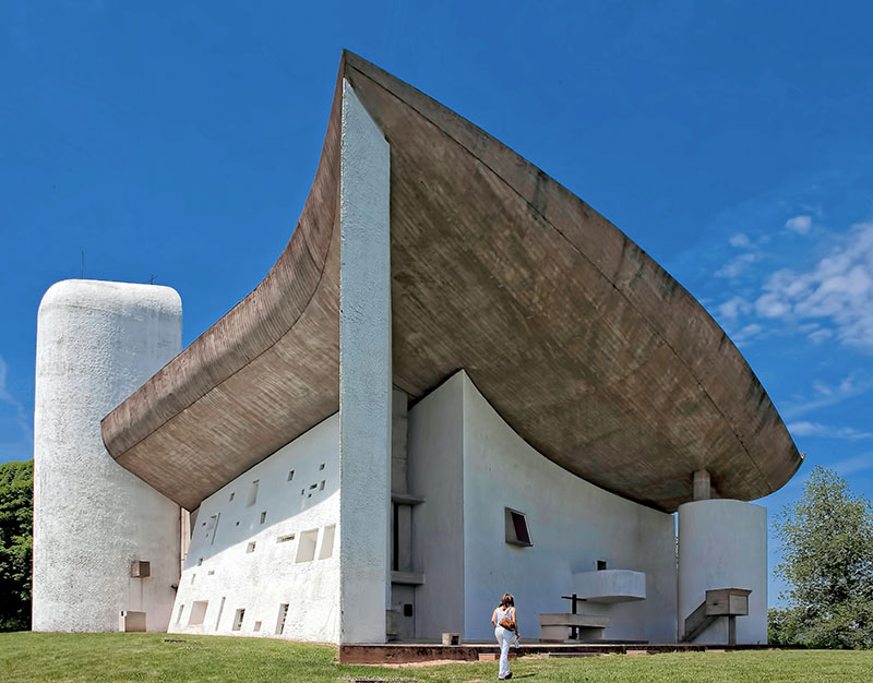 Notre Dame du Haut chapel by Le Corbusier