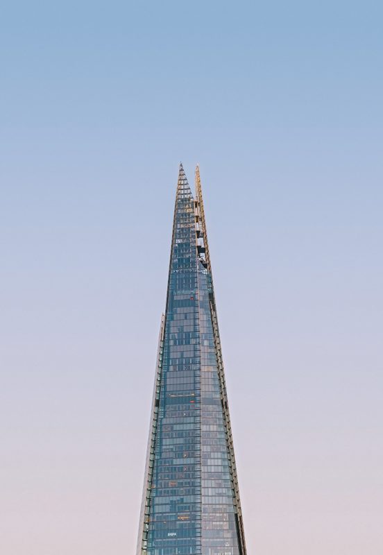 The Shard skyscraper in London