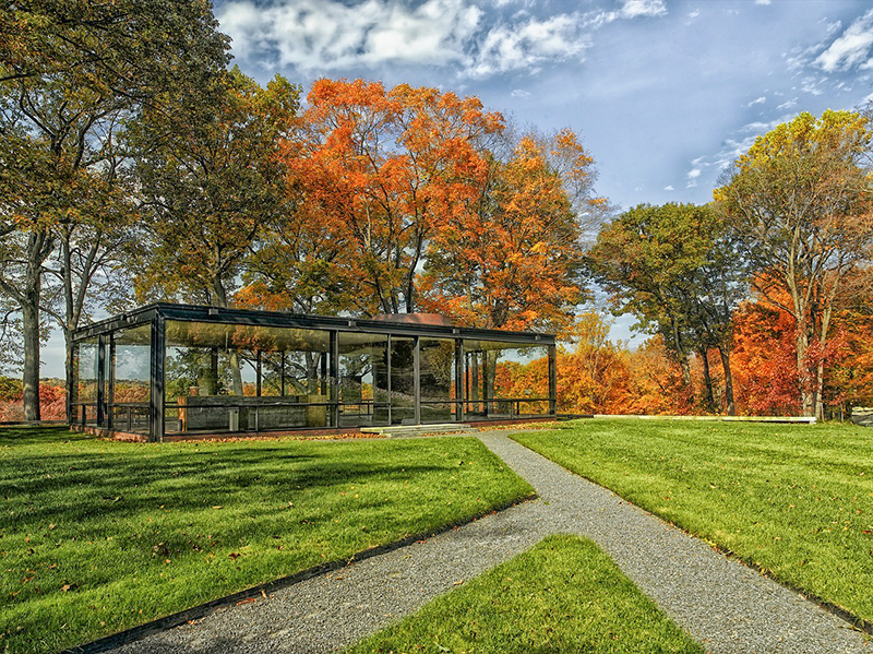The Glass House by Philip Johnson