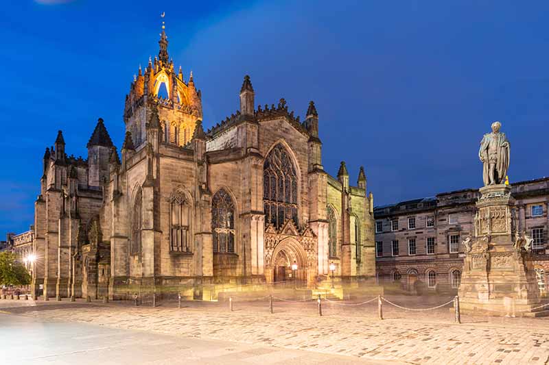 St Giles' Cathedral on the Royal Mile, Edinburgh