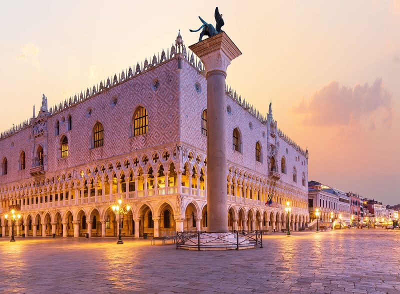 Doge's Palace near San Marco Square, Venice